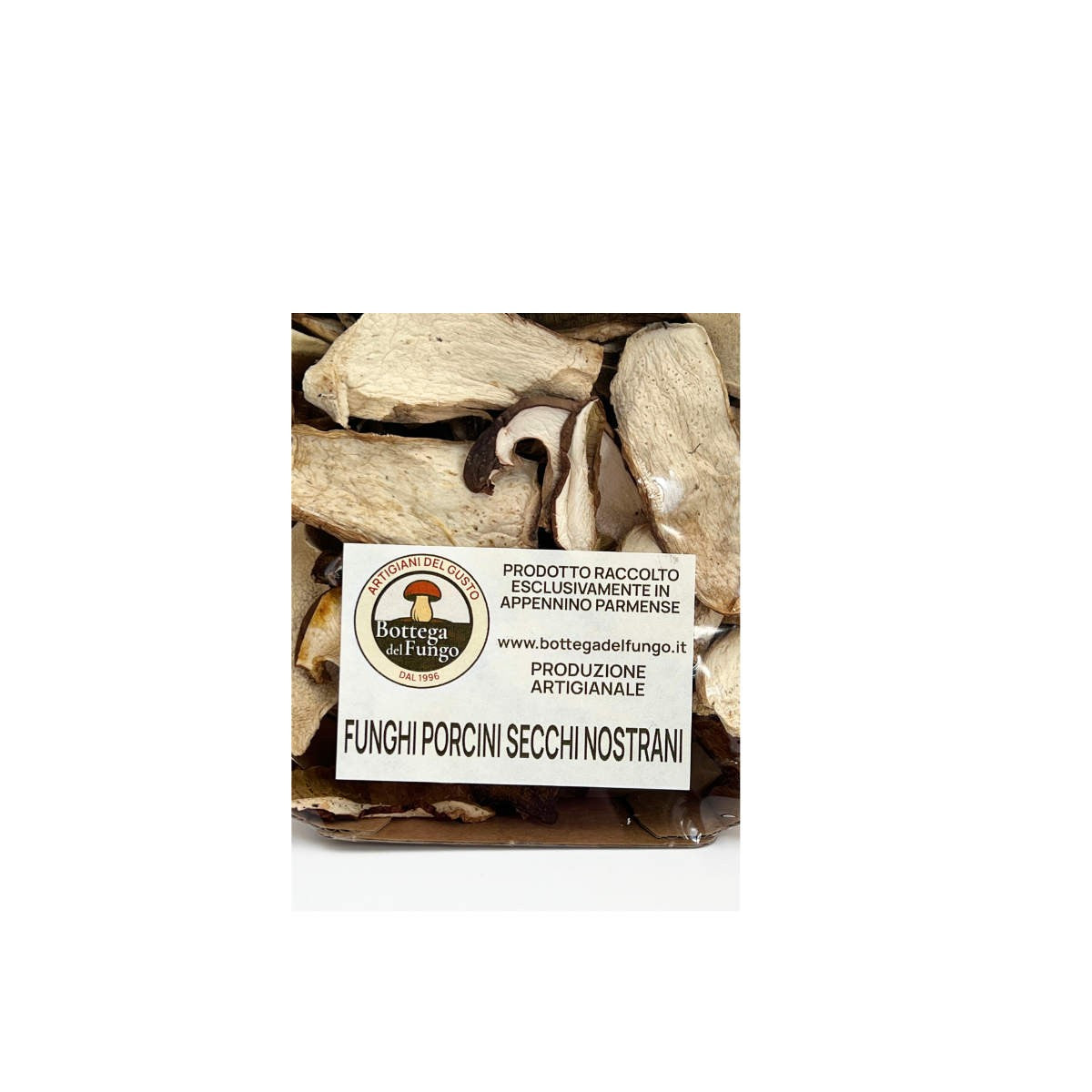 Sacchetto Funghi Porcini Secchi dell'Appennino Parmense nostrani 50 g