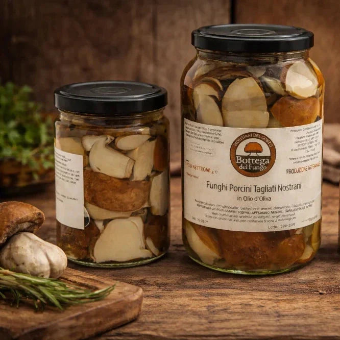 Funghi porcini sott'olio nostrani