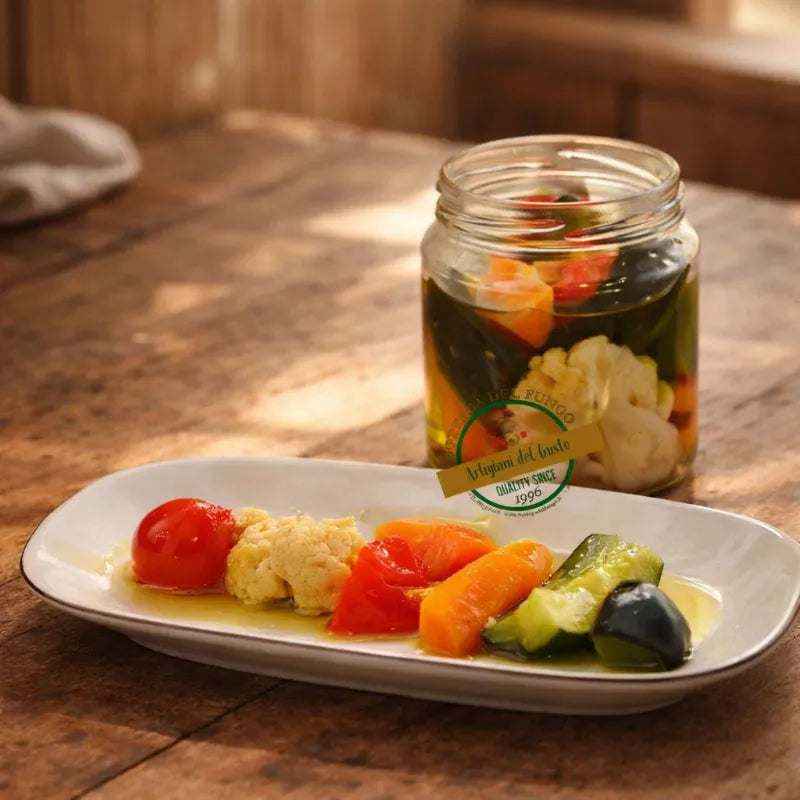 Giardiniera in olio d'oliva