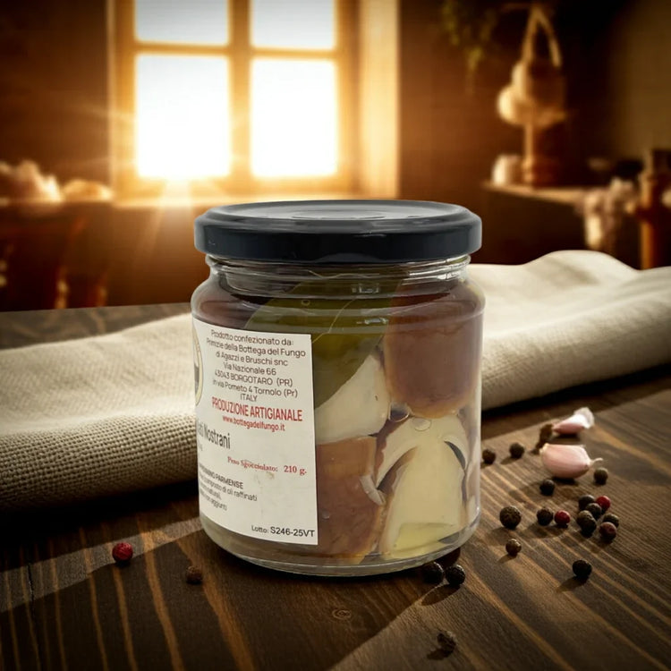 Porcini nostrani sott'olio
