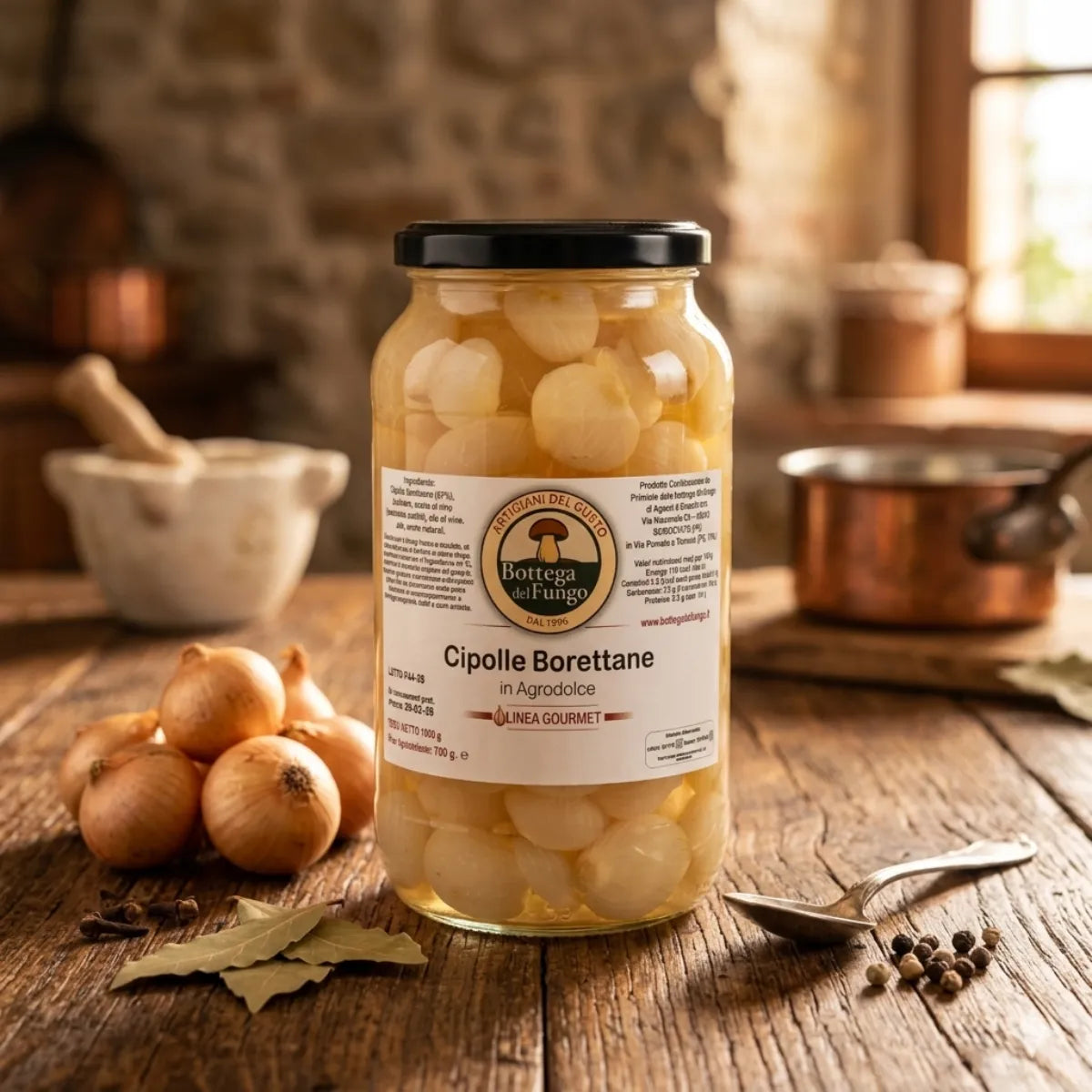 Cipolle borettane in agrodolce | Bottega del Fungo