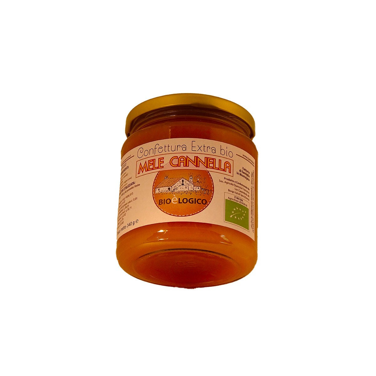 Confettura extra Mele e Cannella Agricoltura Bio 340g