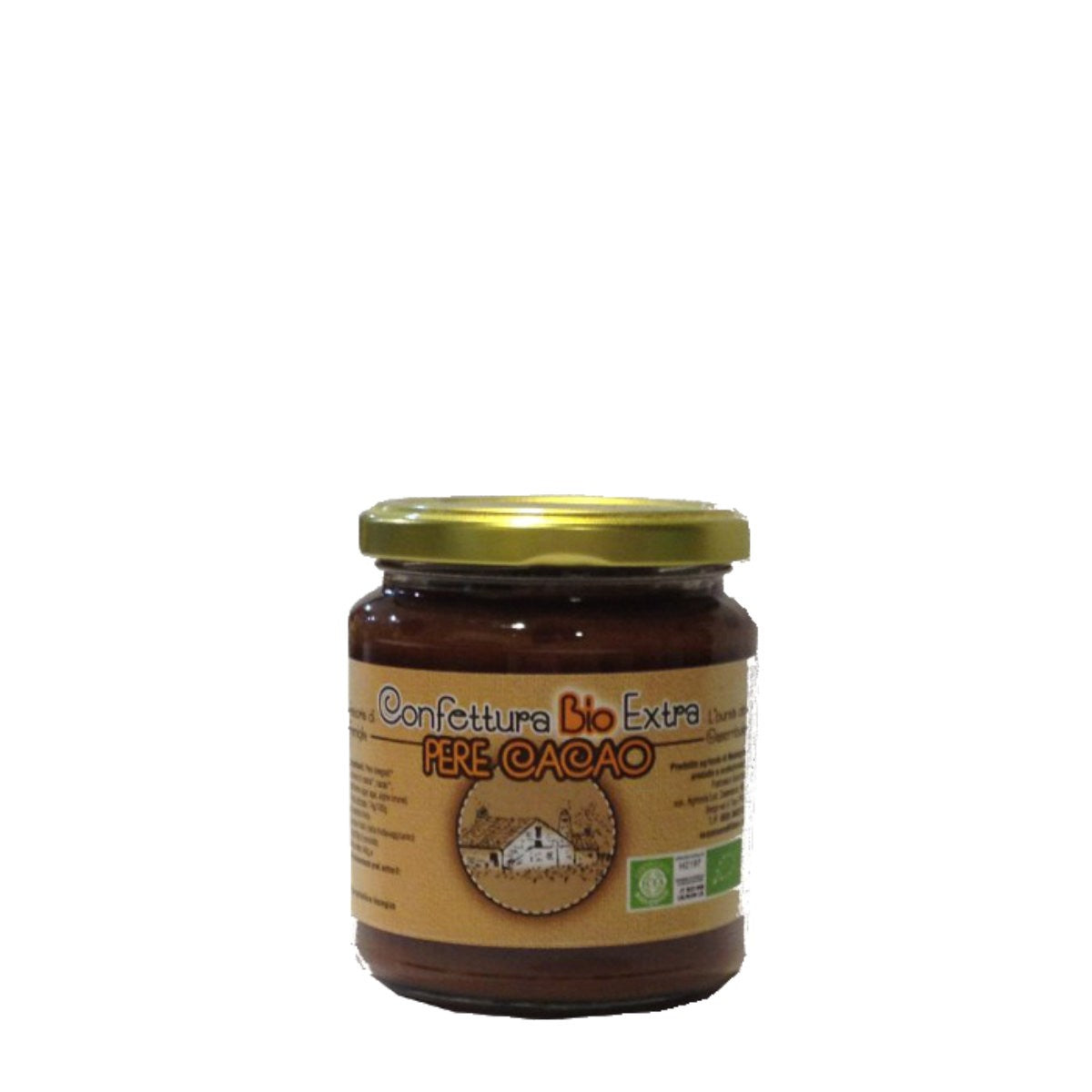 Confettura extra agricoltura bio Pere e Cacao 340g