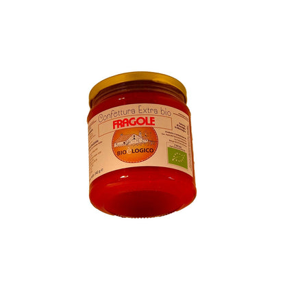 Confettura extra di Fragole agricoltura bio 340g