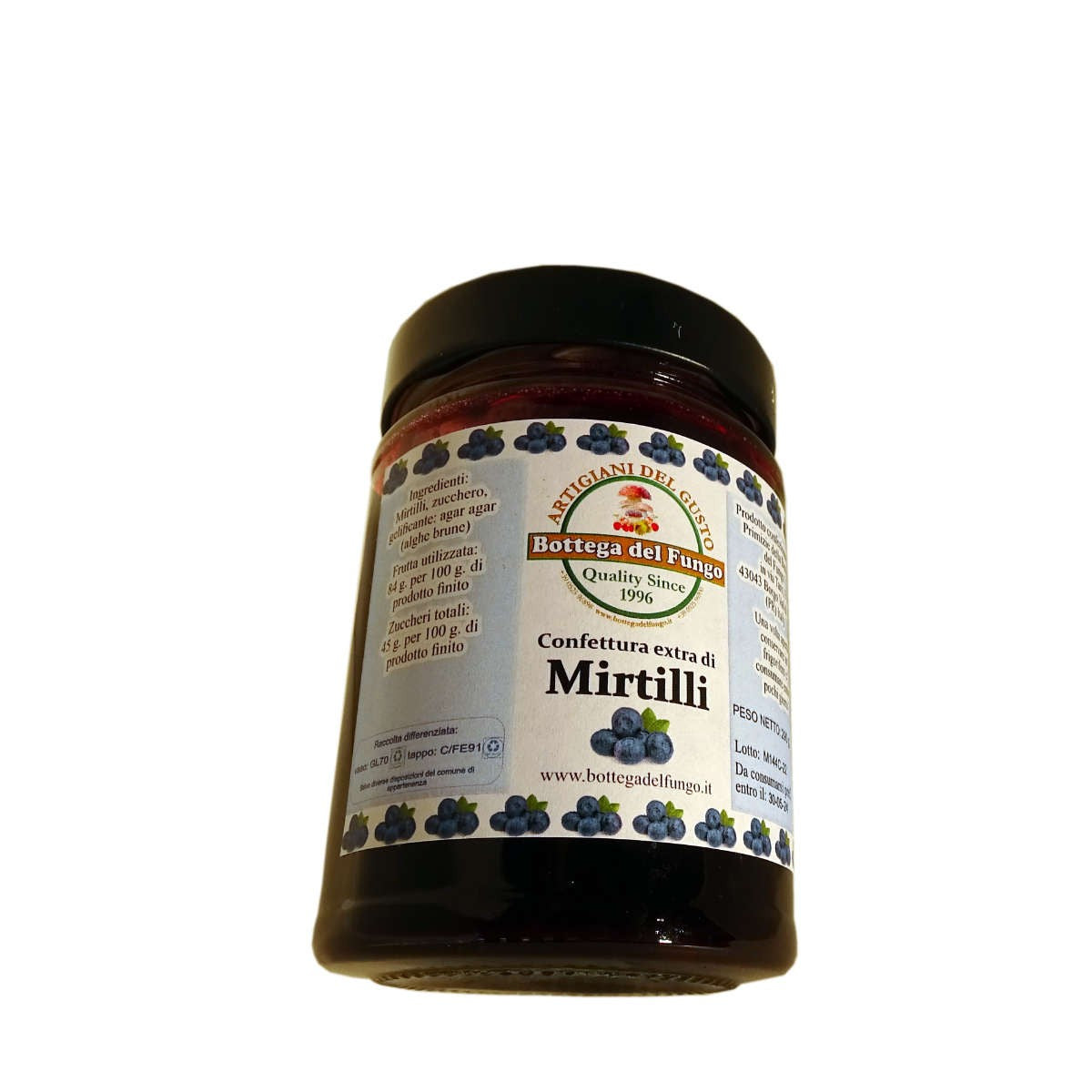 Confettura extra di mirtilli 290g