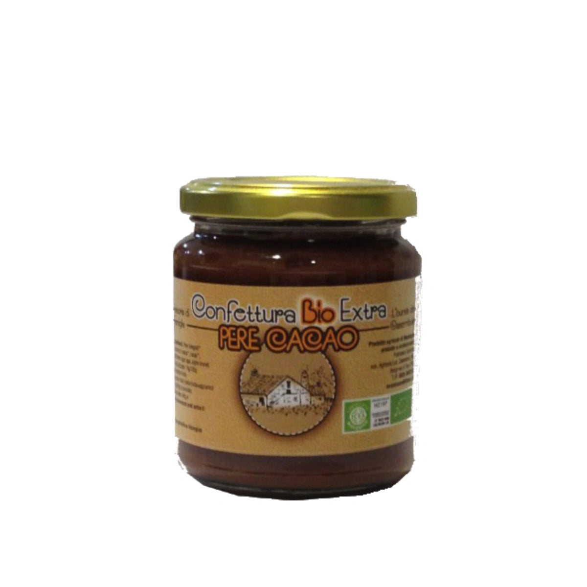 Confettura extra agricoltura bio Pere e Cacao 340 g