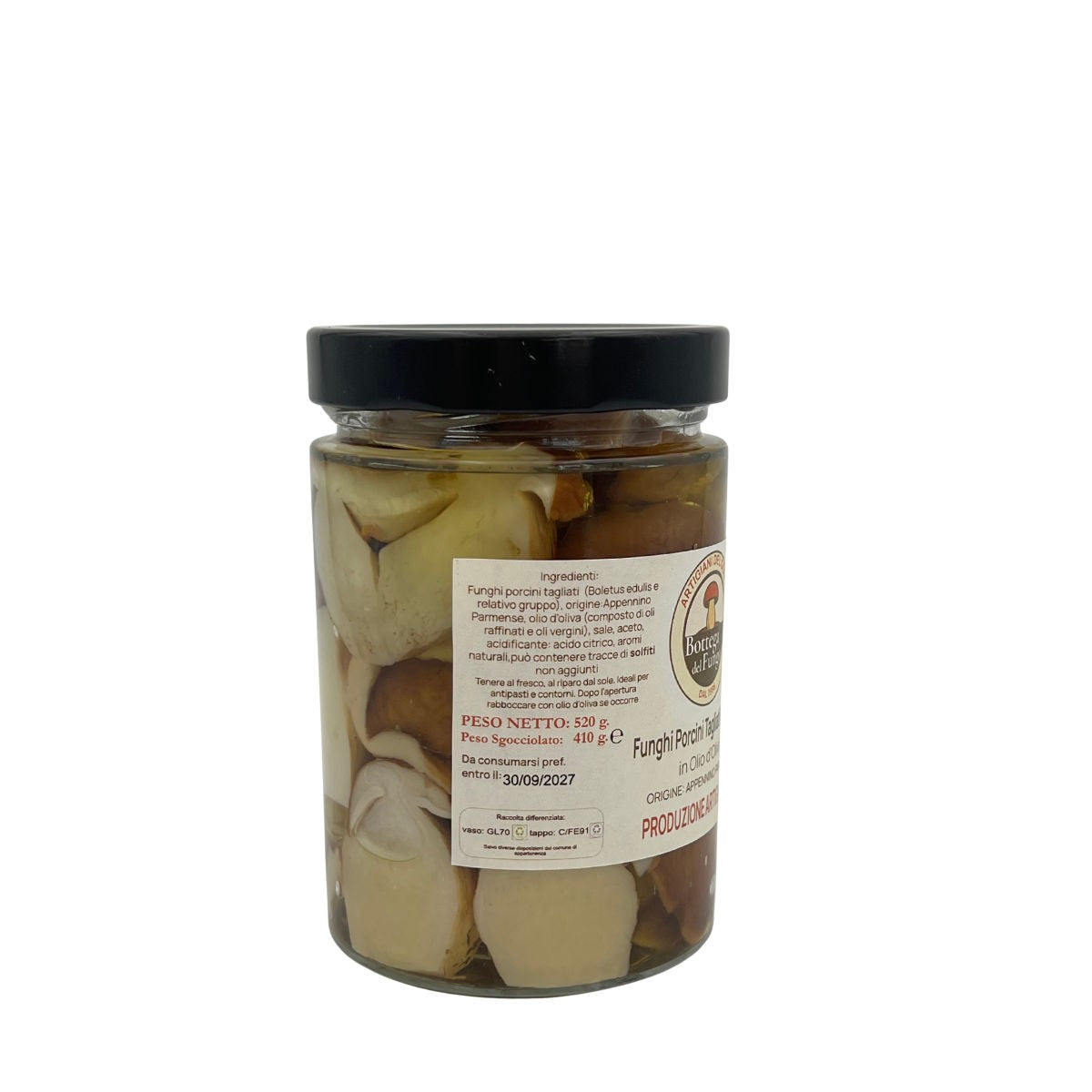 Funghi Porcini Nostrani in olio d'oliva 520g