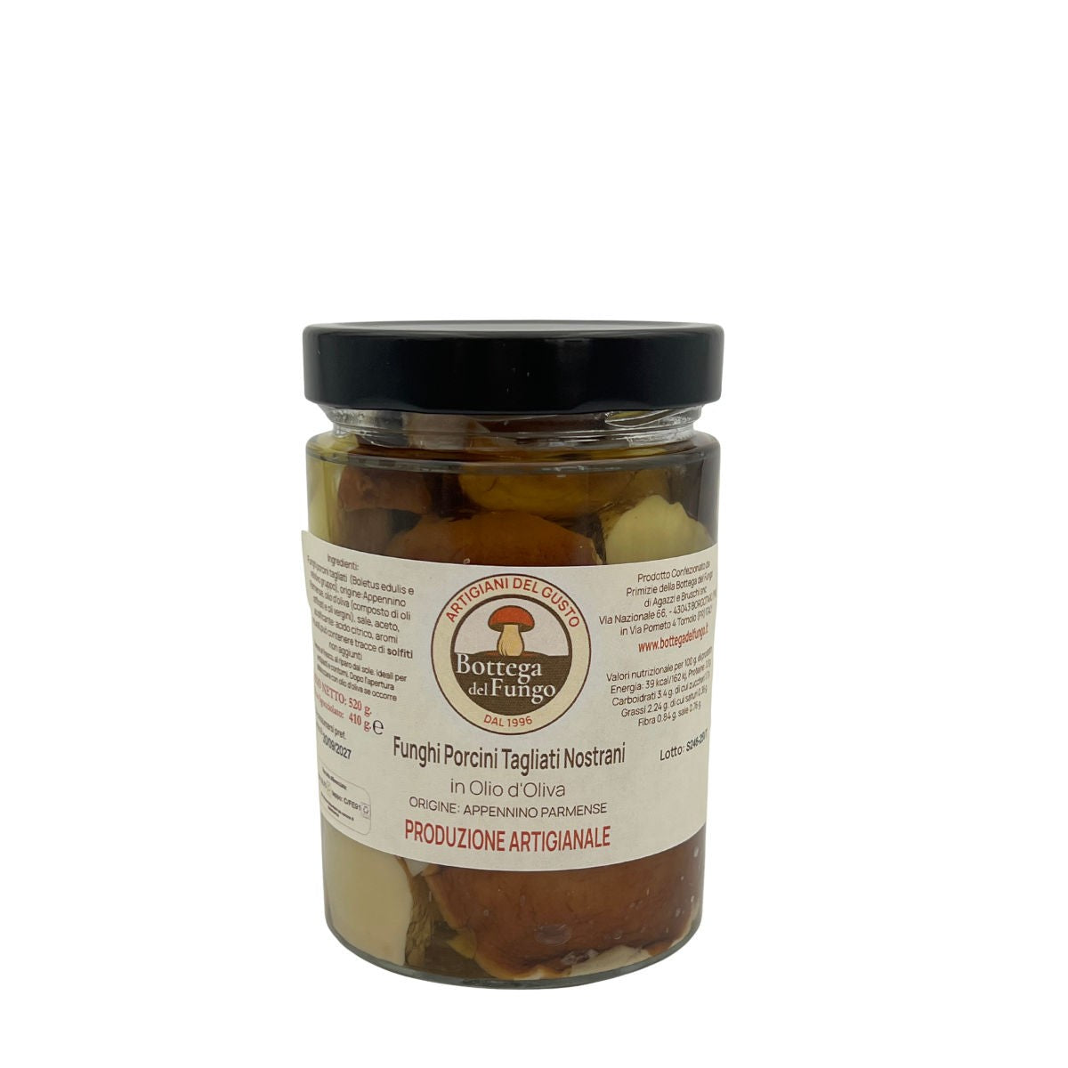 Funghi Porcini Nostrani in olio d'oliva 520g