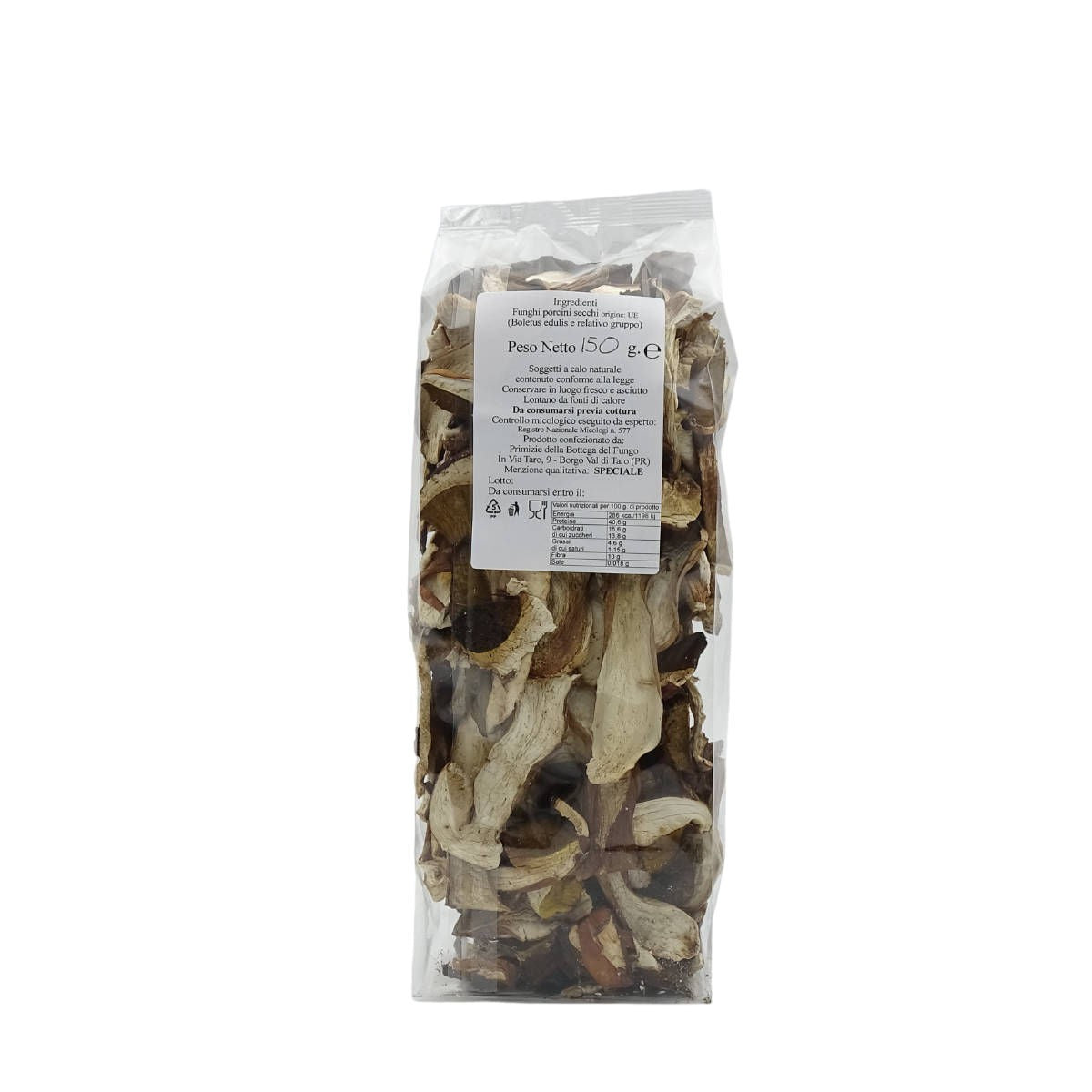 Funghi Porcini secchi "tipo speciale" Sacchetto 150g