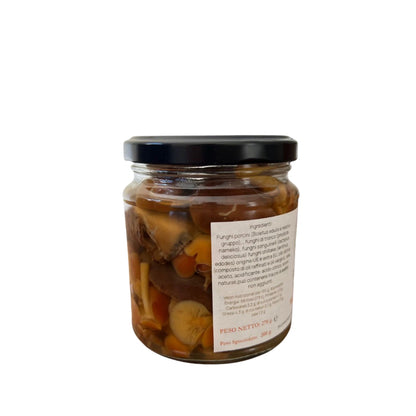 Funghi misti in olio d'oliva 270 g