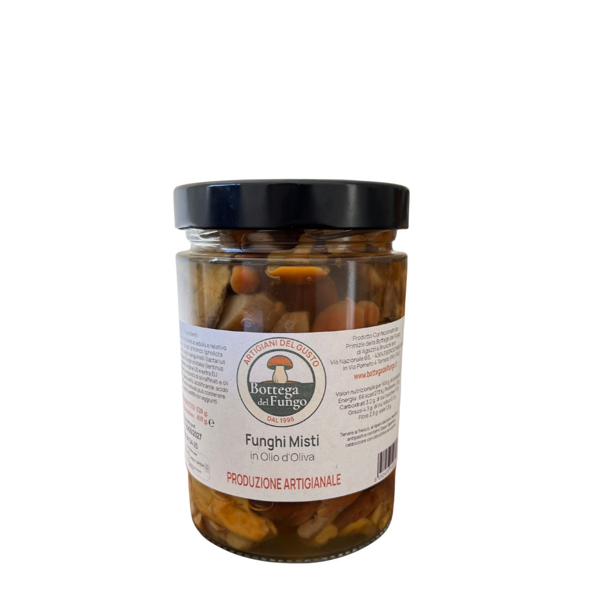 Funghi misti in olio d'oliva 520g