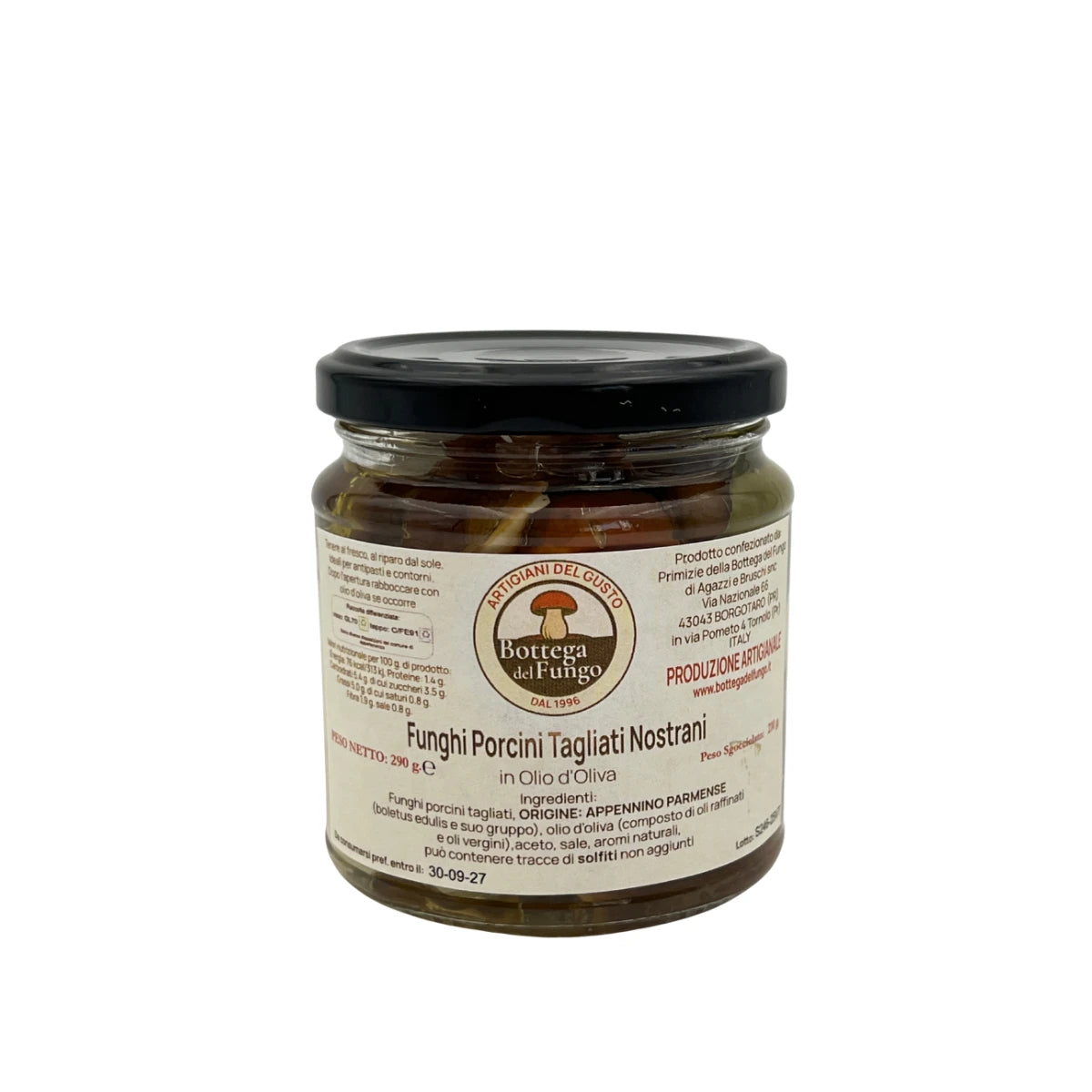 Funghi Porcini Nostrani in olio d'oliva 290 g