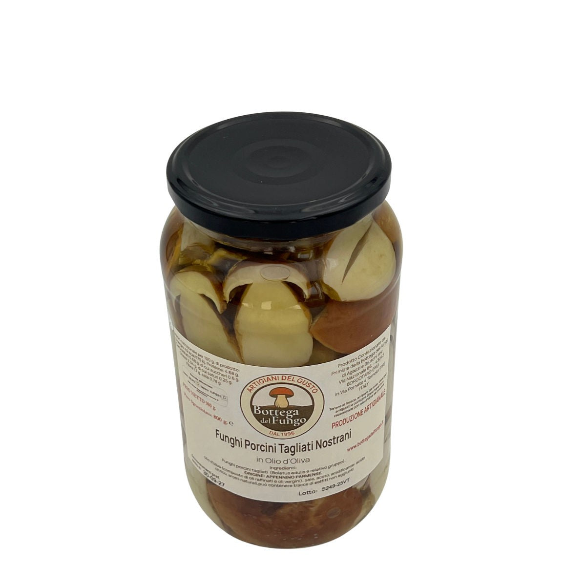 Funghi Porcini Nostrani in olio d'oliva 1000g