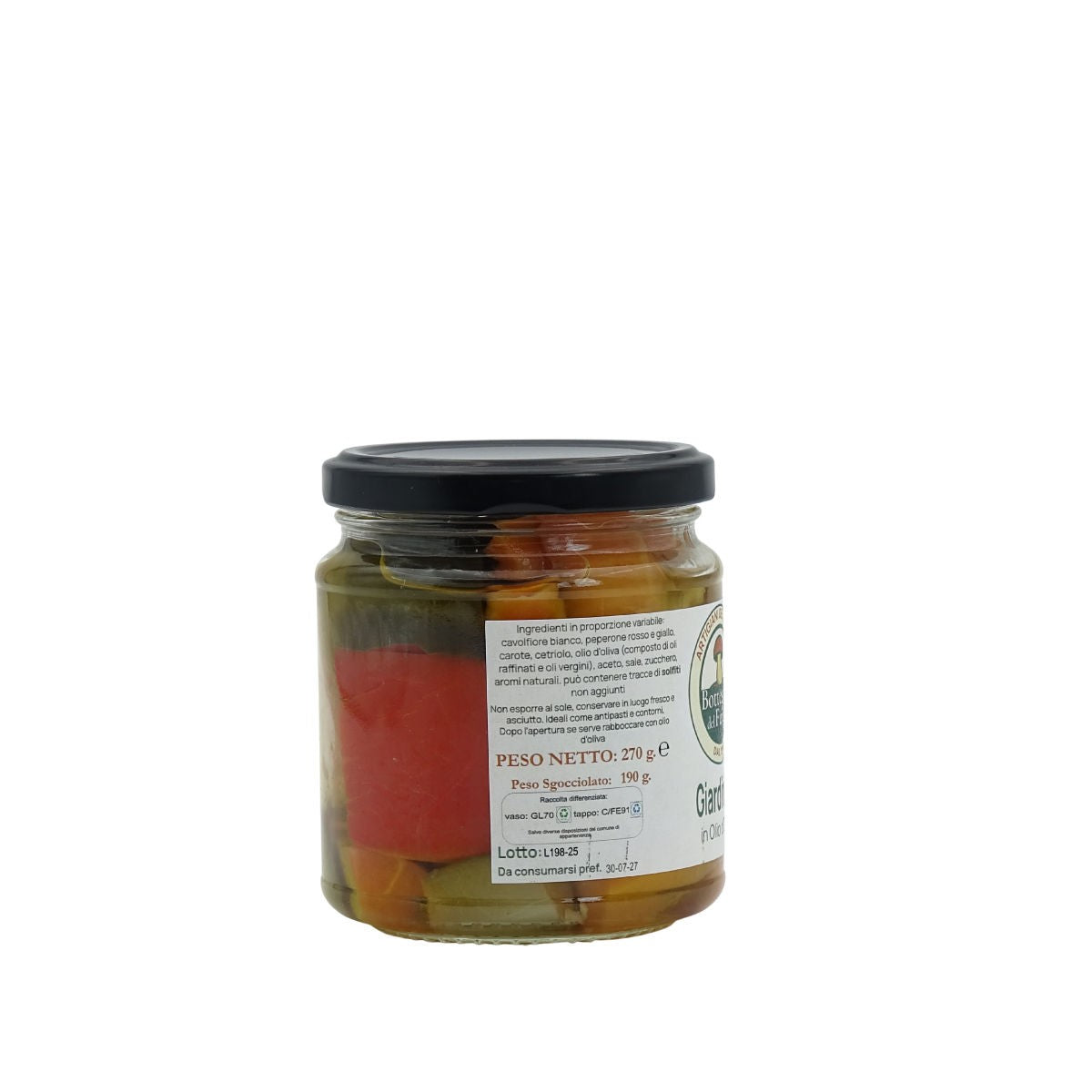 Giardiniera in olio d'oliva 270g