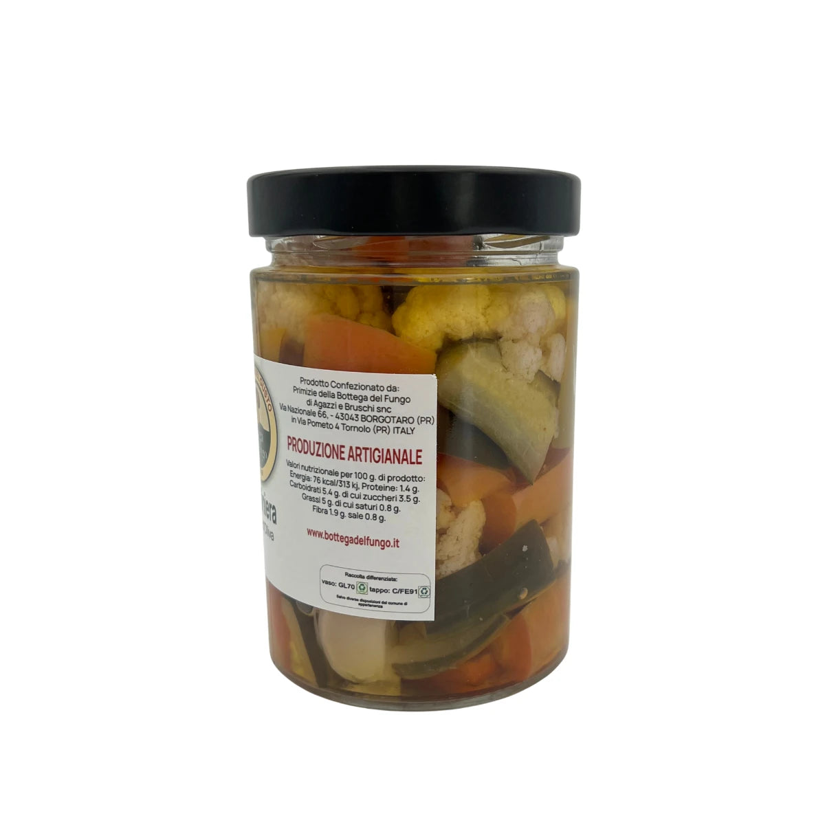 Giardiniera in olio d'oliva | vaso da 500