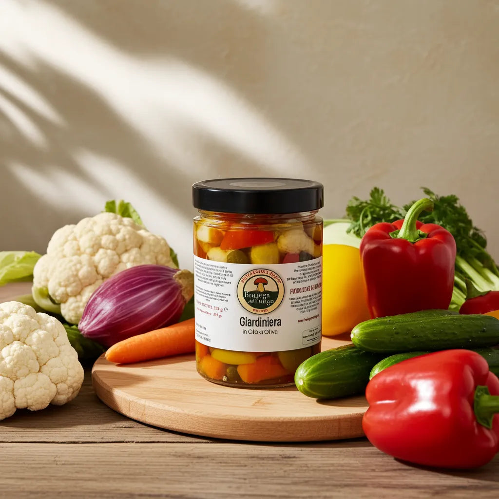 Giardiniera sott'olio | Bottega del Fungo | vaso 500