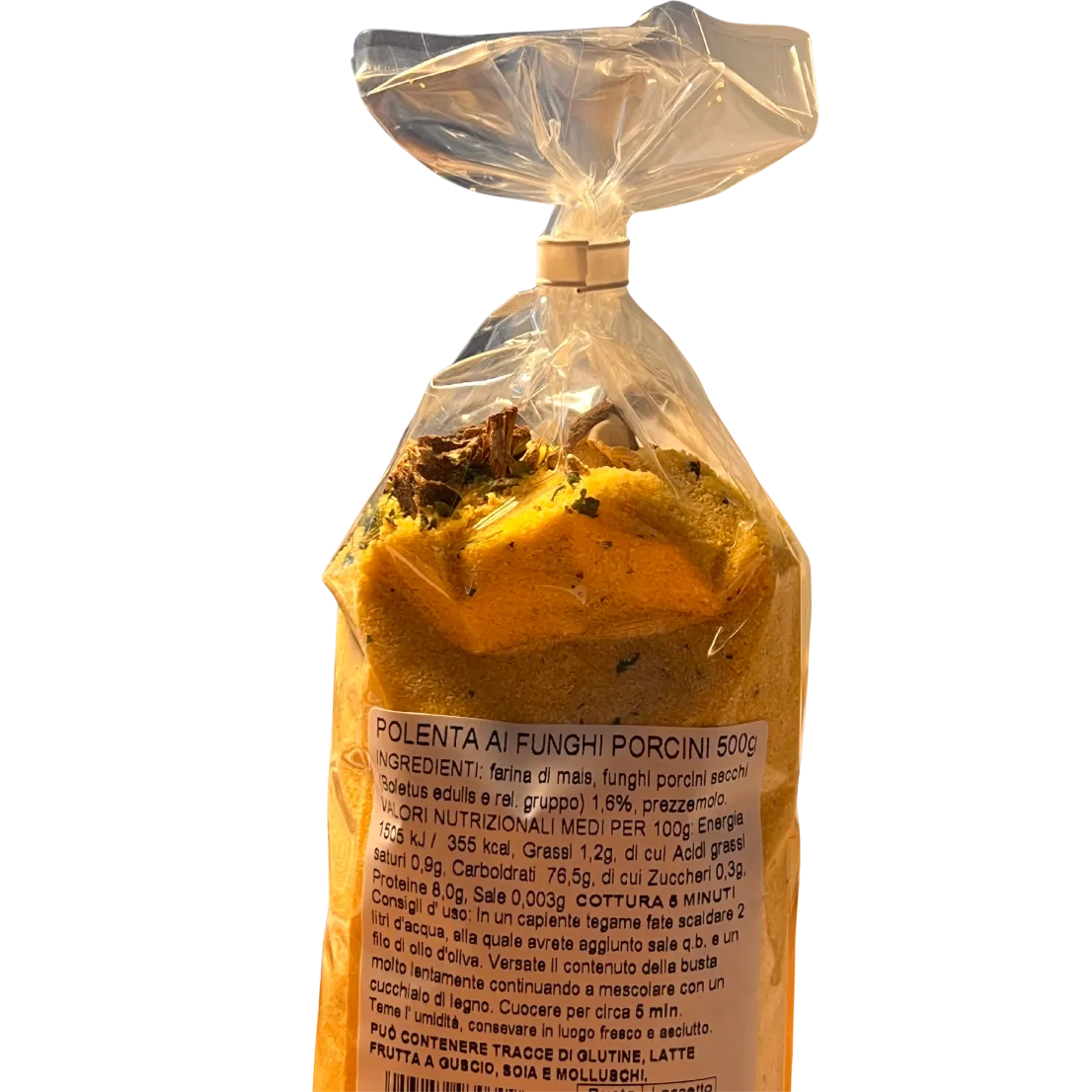 Polenta ai funghi porcini 500g