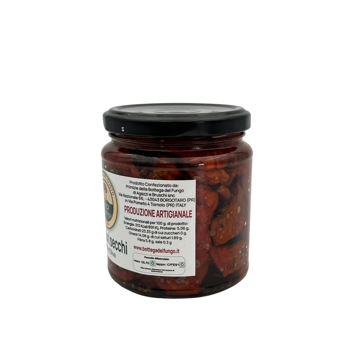 Pomodori secchi in olio d'oliva | vaso 270