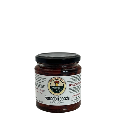 Vaso di pomodori secchi in olio di oliva da 280 g - Bottega del Fungo