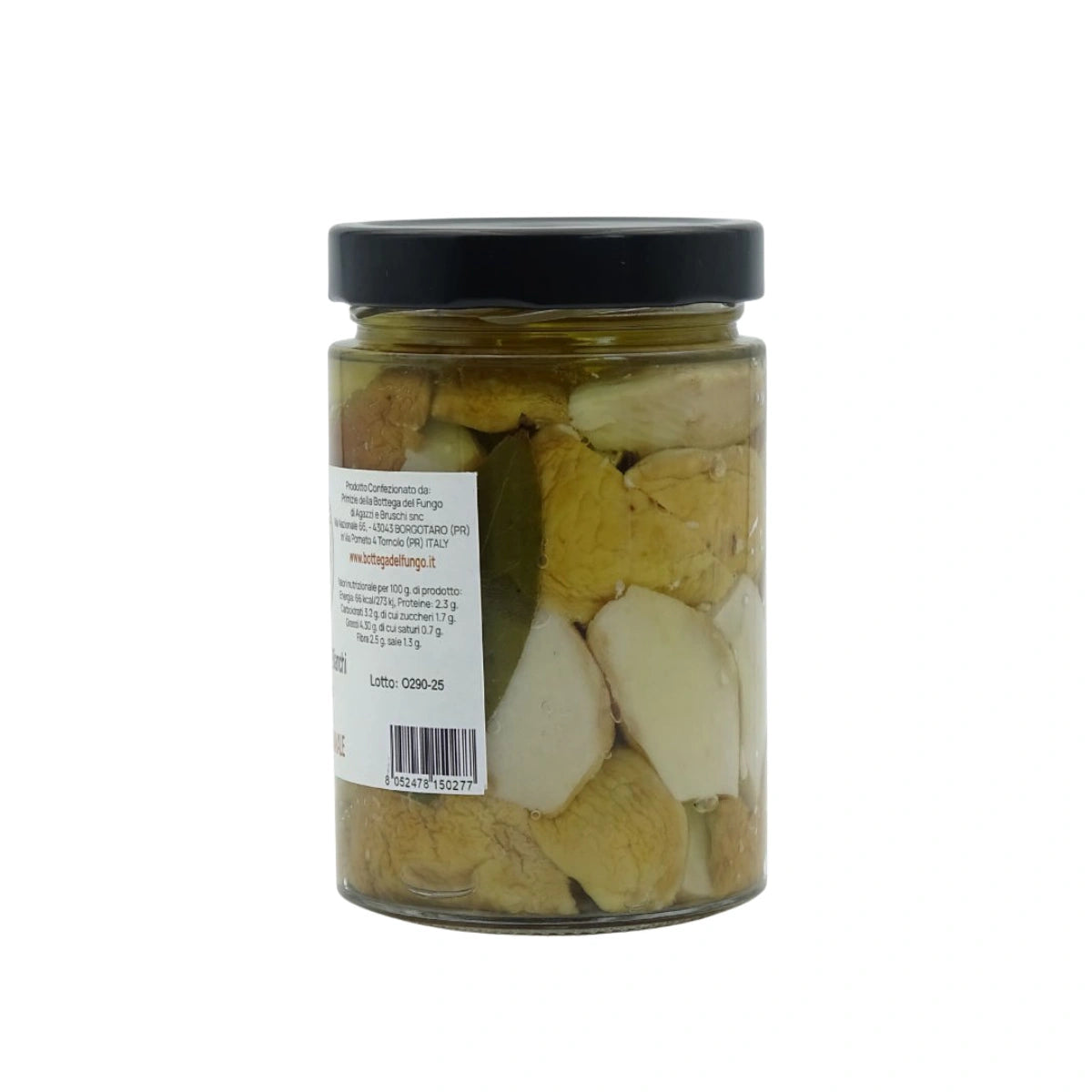 Funghi Porcini tagliati bianchi in olio d'oliva 520 g