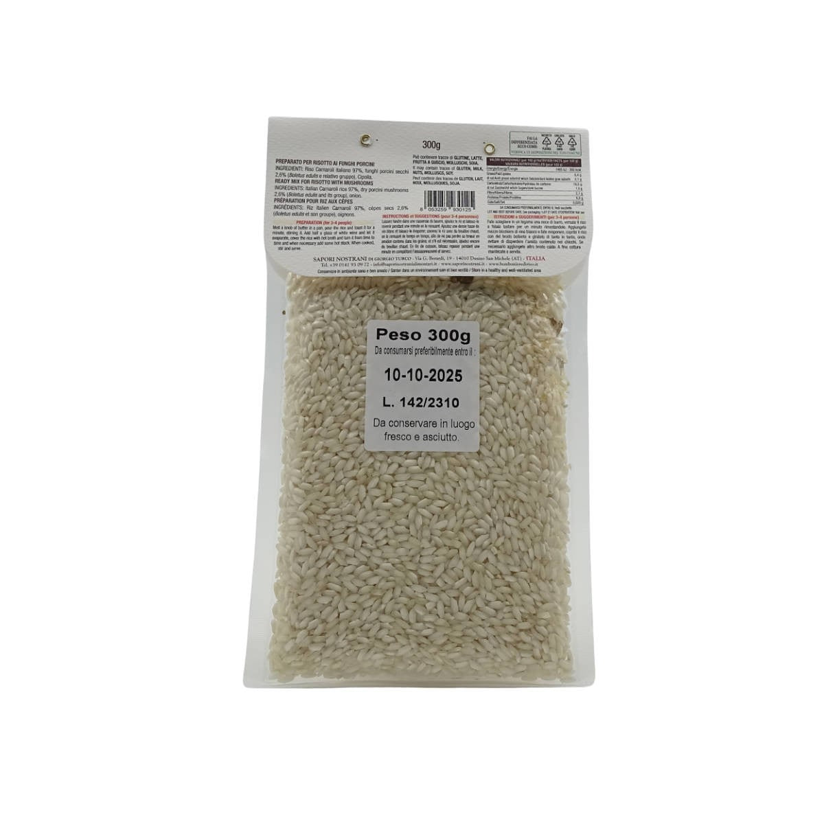 Risotto ai Funghi Porcini 300g