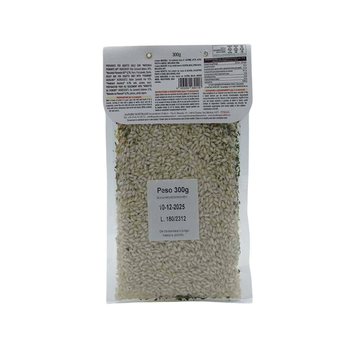 Risotto Nocciola Piemonte IGP 300g