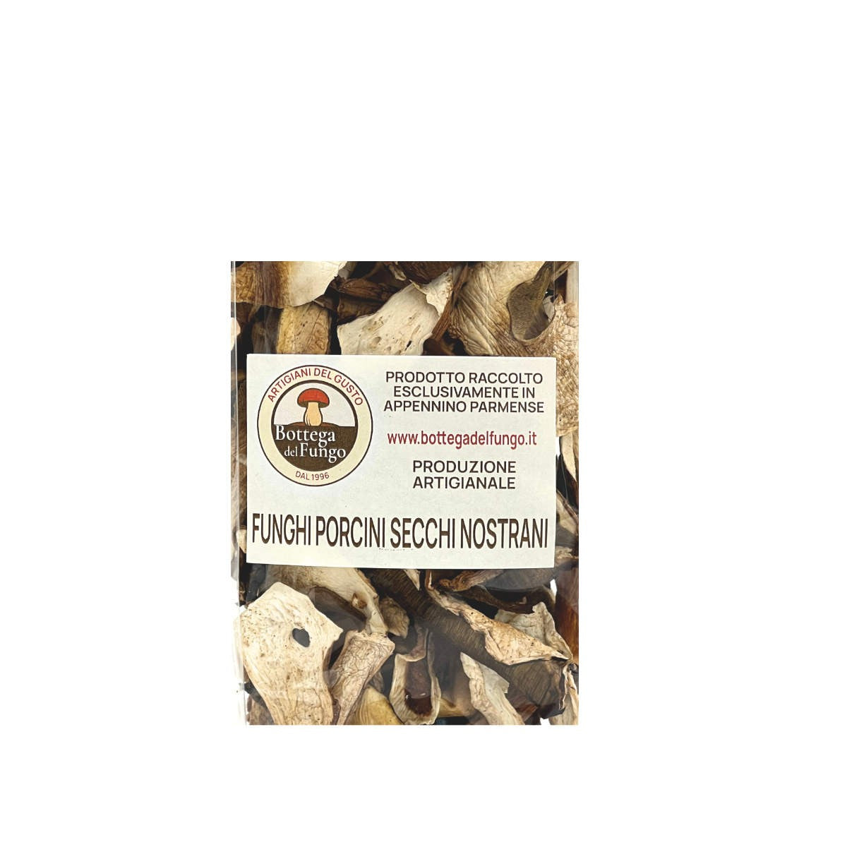 Sacchetto Funghi Porcini Secchi Nostrani 100g