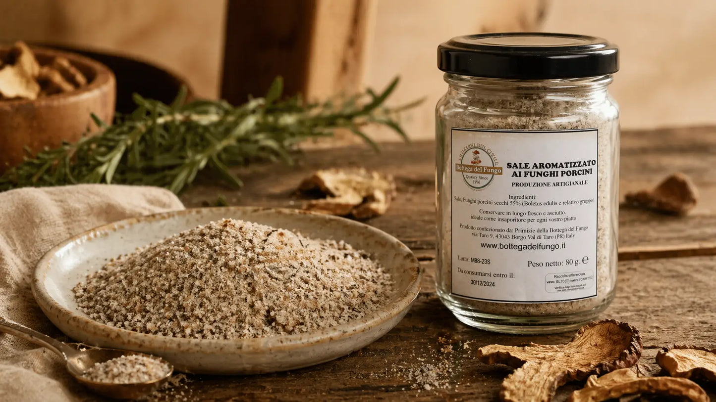 Sale aromatizzato al Fungo Porcino 