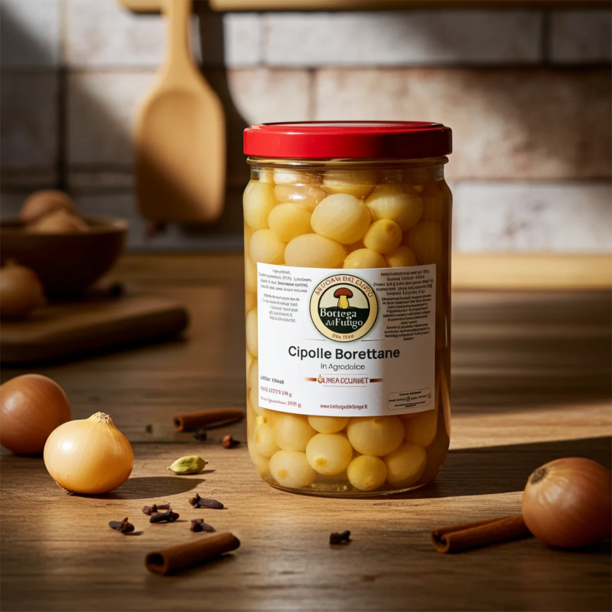 Cipolle borettane in agrodolce | Bottega del Fungo