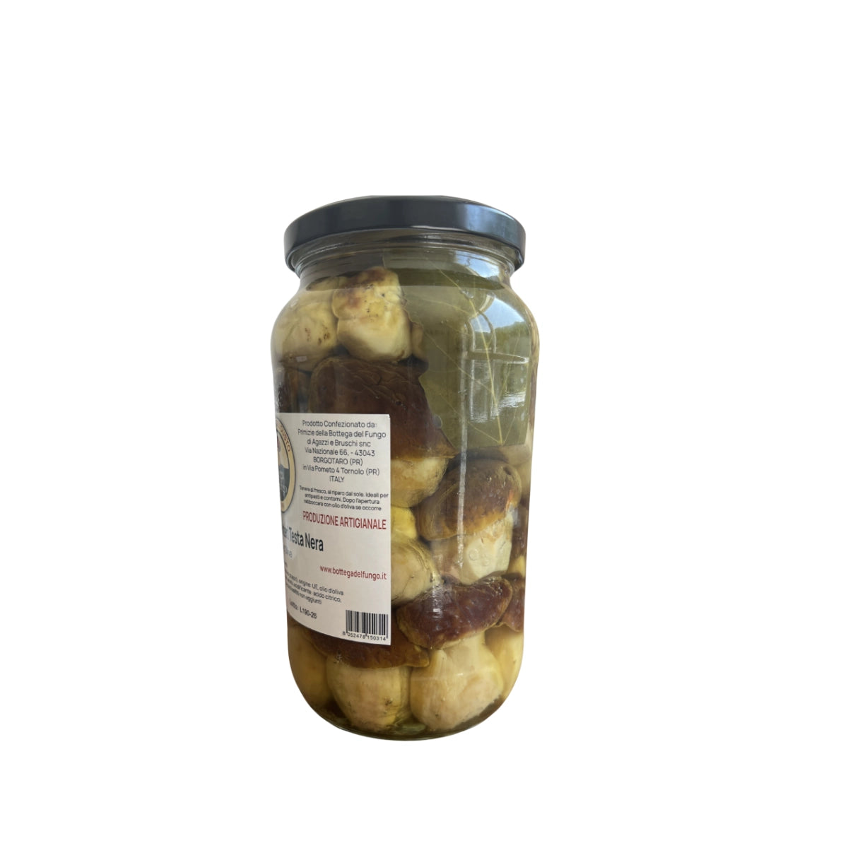funghi porcini interi testa nera 1000 g lato etichetta
