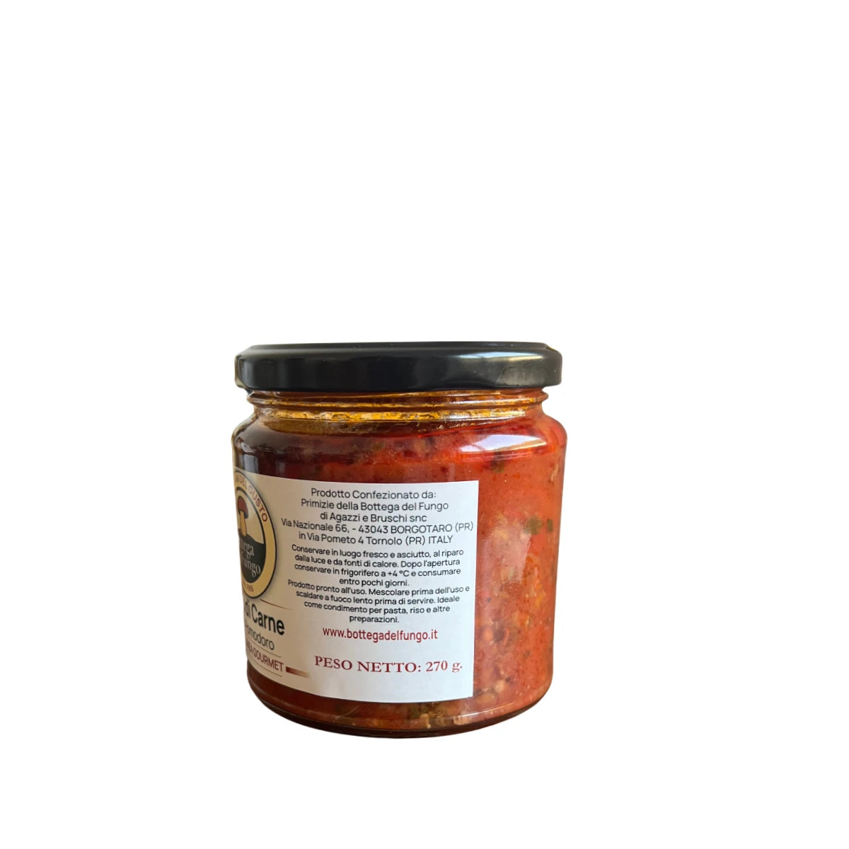 ragù di carne al pomodoro com indicazioni d'uso